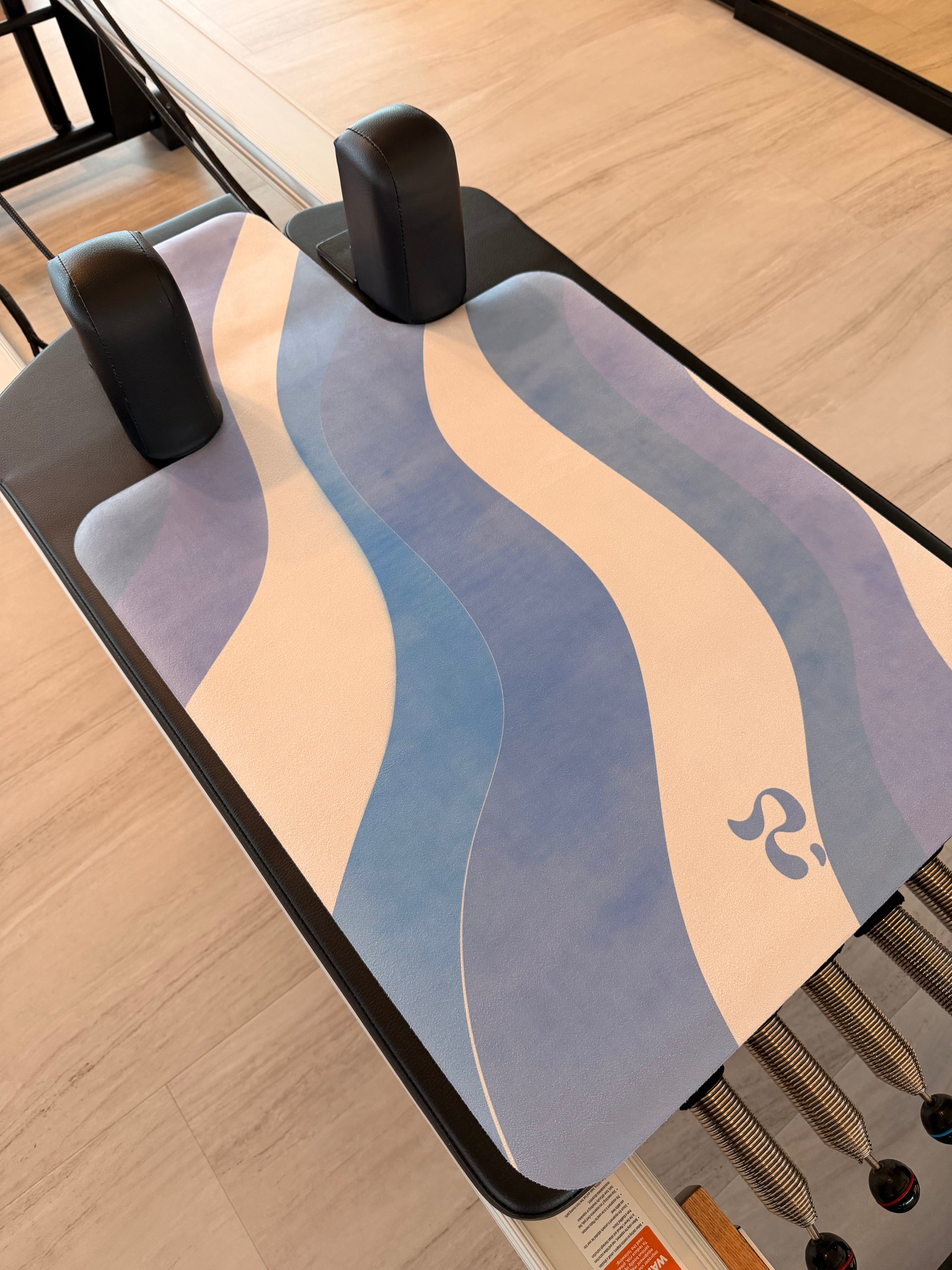 Microfiber Suede Reformer Mat – Imperfect OCEAN FLOW (30% off)