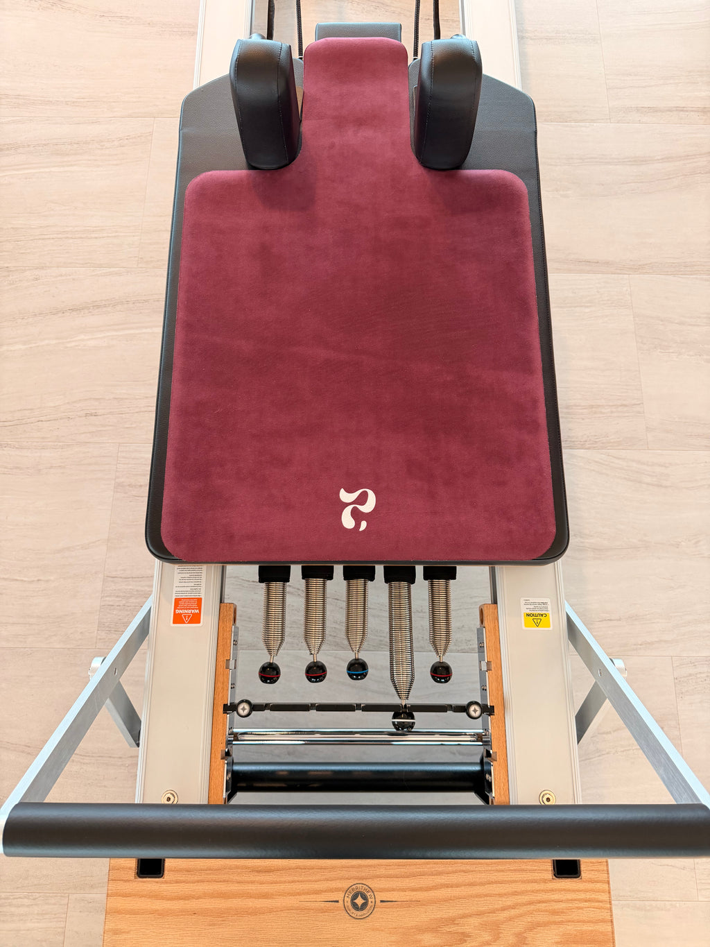 Microfiber Suede Reformer Mat – Imperfect BURGUNDY (50% off)