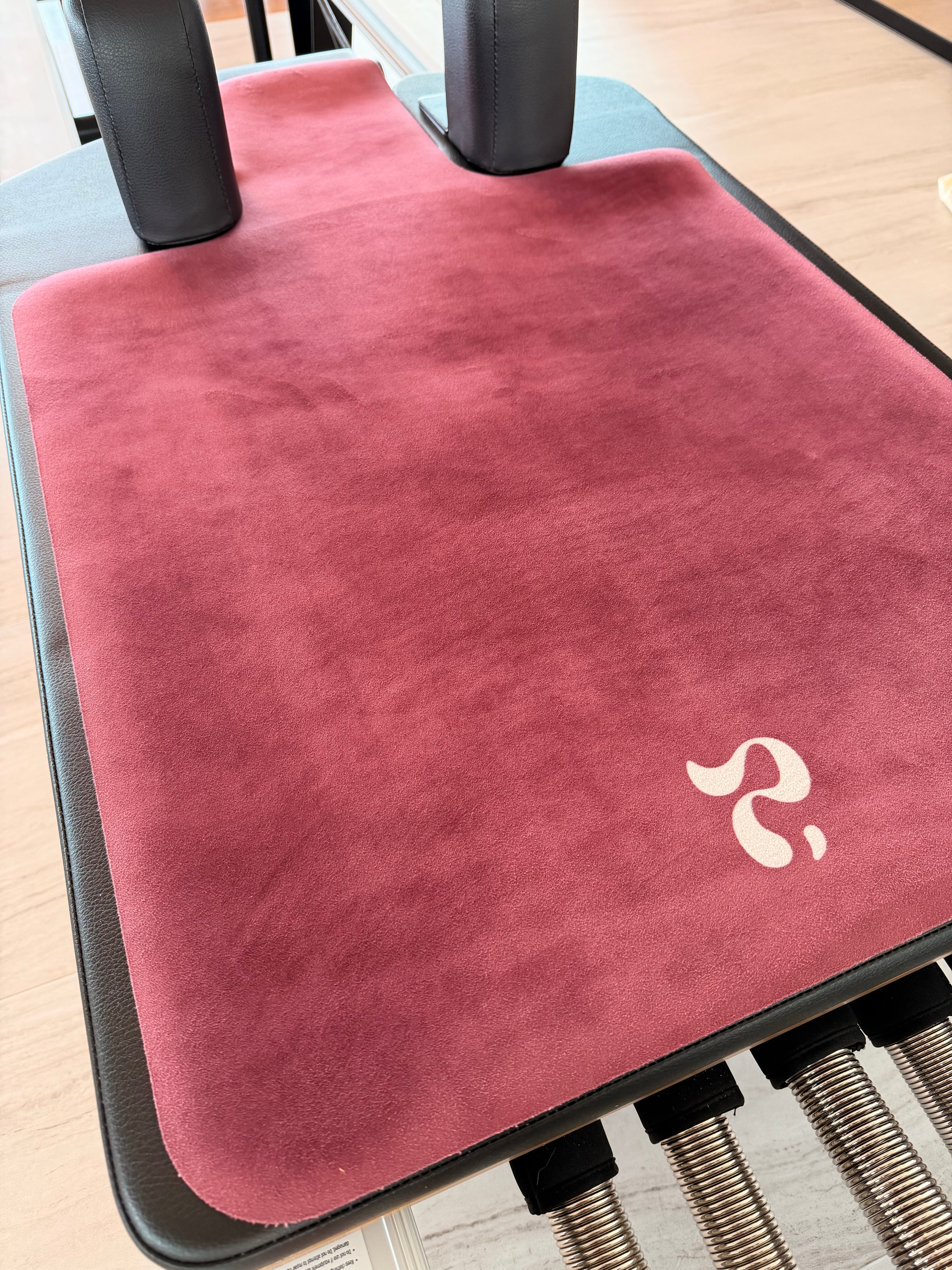 Microfiber Suede Reformer Mat – Imperfect BURGUNDY (50% off)